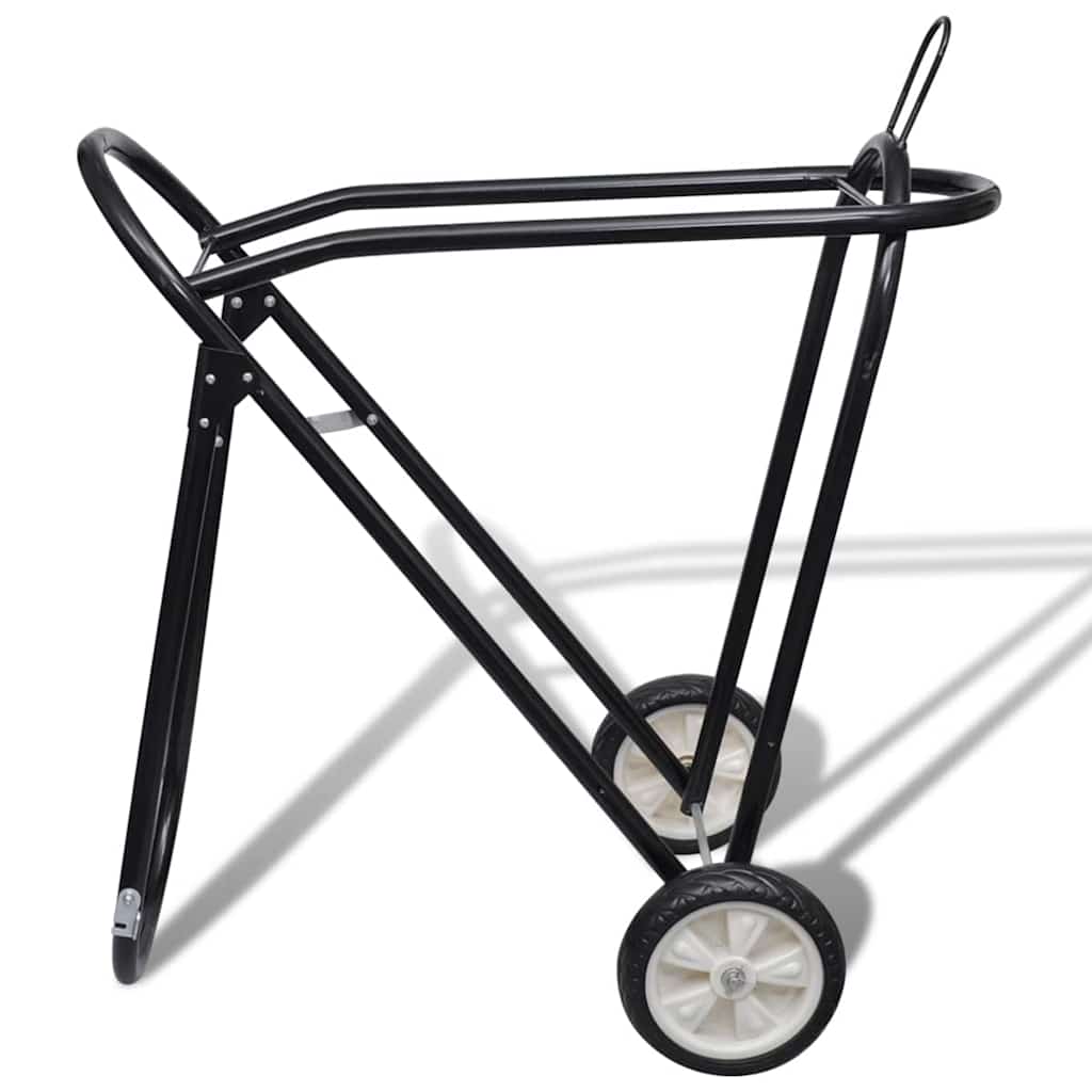 Metal Sammenfoldelig Saddle Rack med hjul