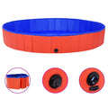 foldbart hundebassin 200x30 cm PVC rød