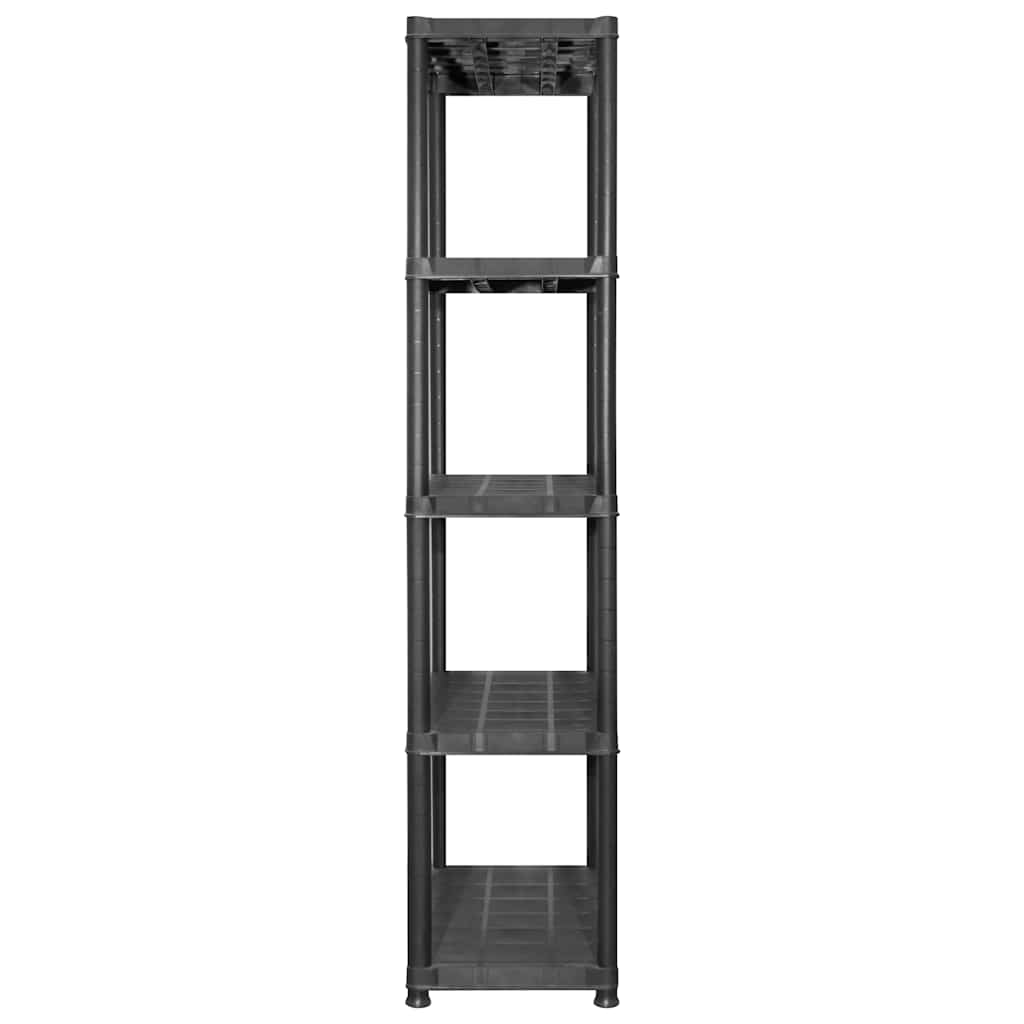 opbevaringsreol 5 hylder 213x38x170 cm plastik