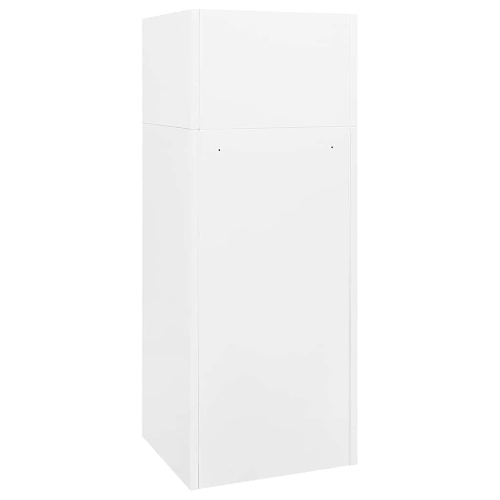 sadelskab 53x53x140 cm stål hvid