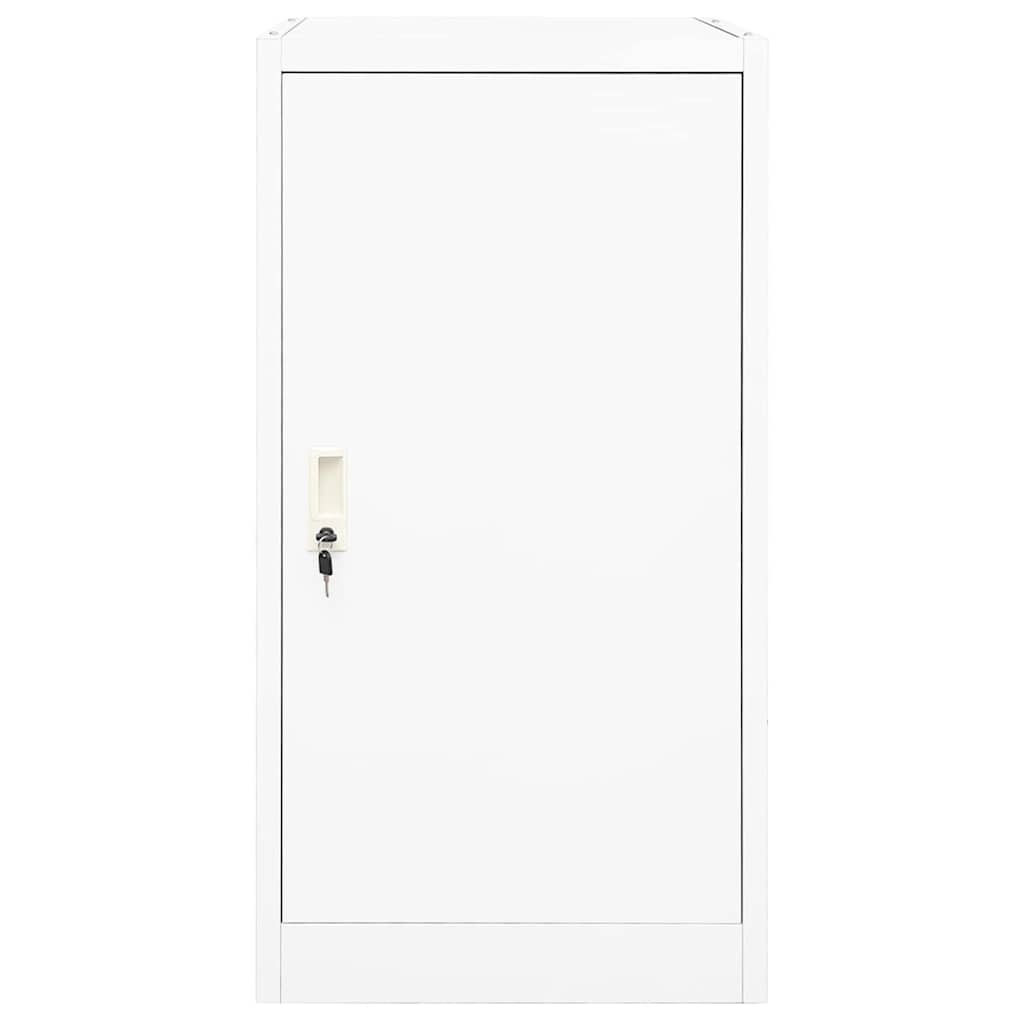 sadelskab 53x53x105 cm stål hvid
