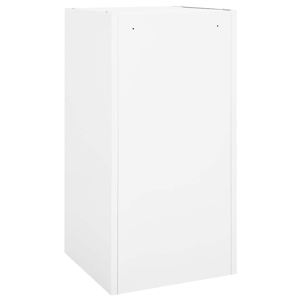 sadelskab 53x53x105 cm stål hvid