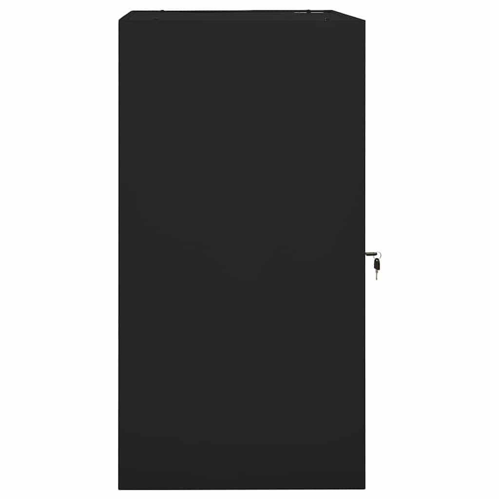 sadelskab 53x53x105 cm stål sort