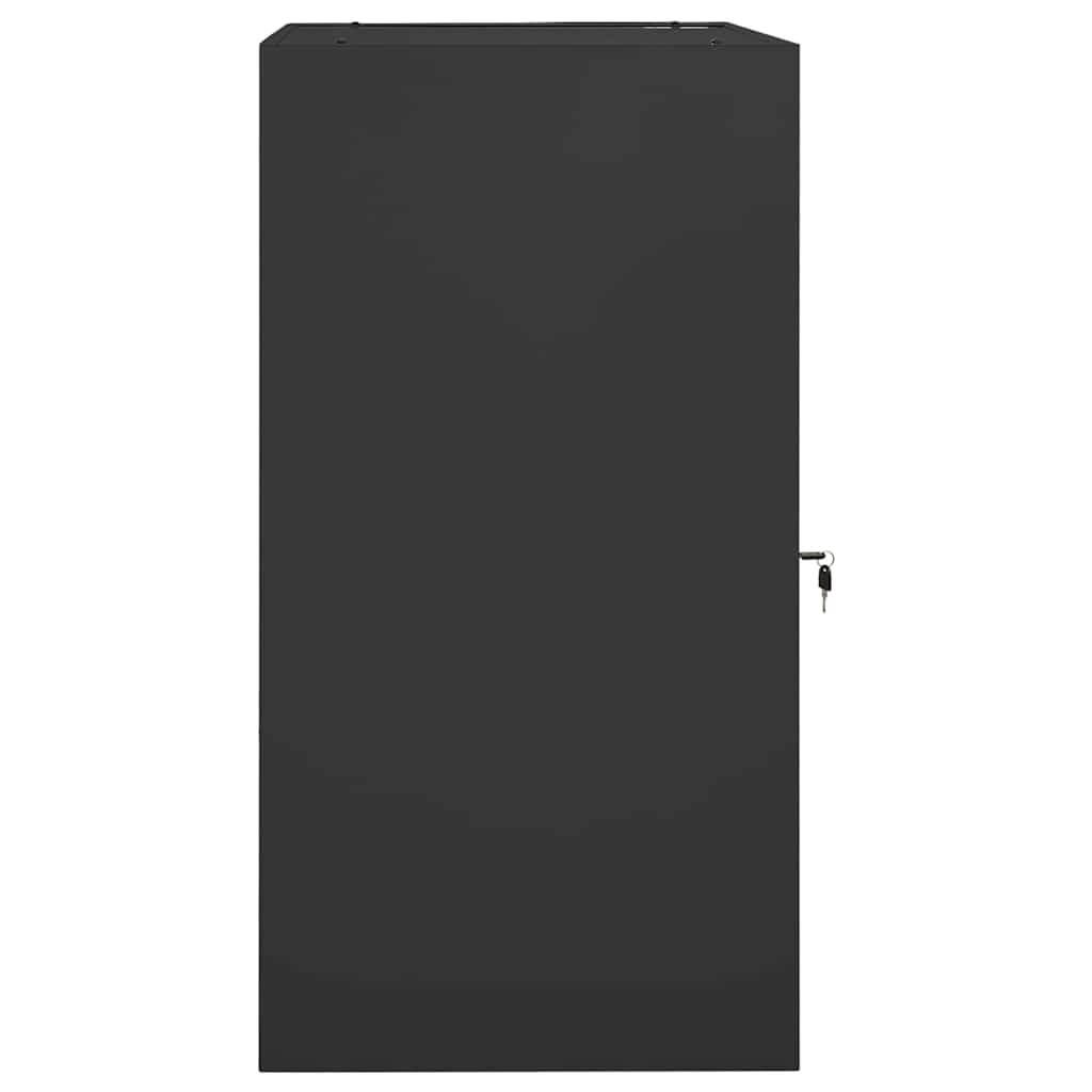 sadelskab 53x53x105 cm stål antracitgrå