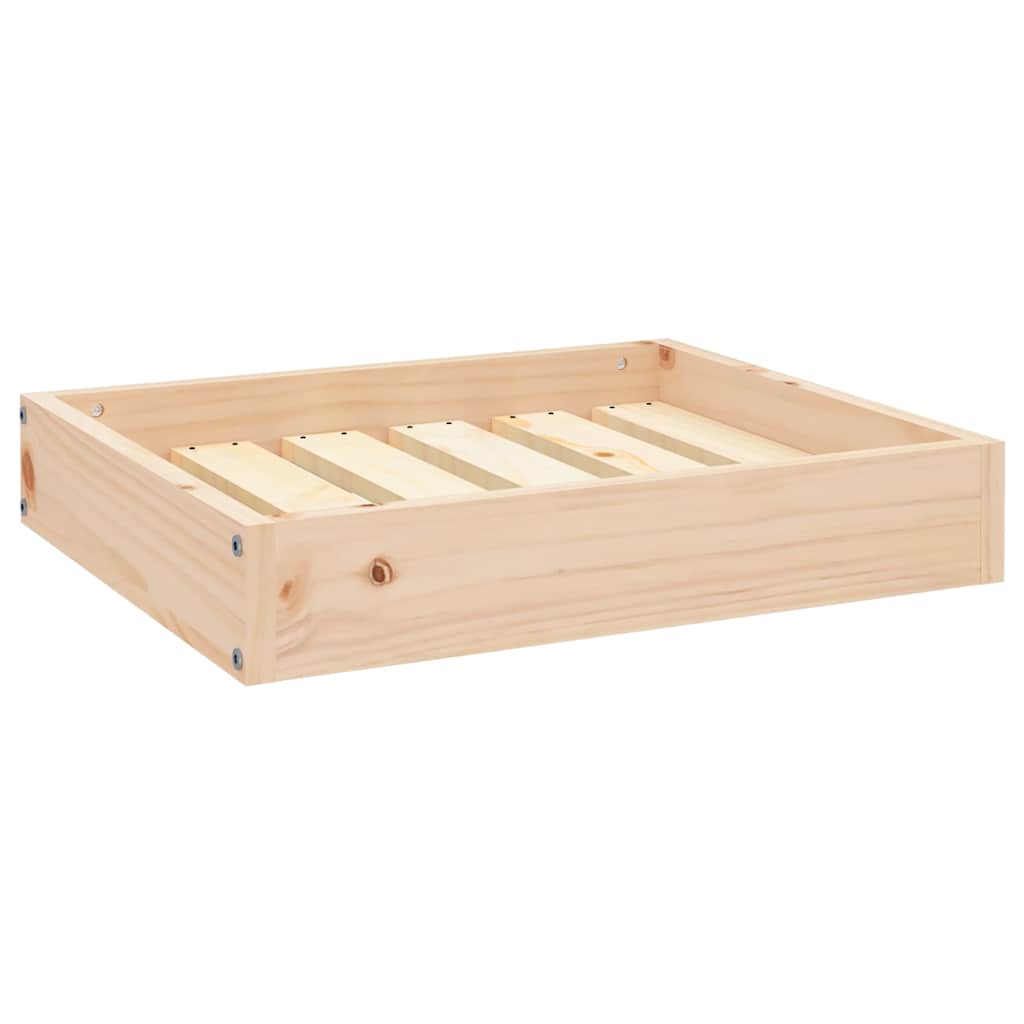 hundeseng 51,5x44x9 cm massivt fyrretræ