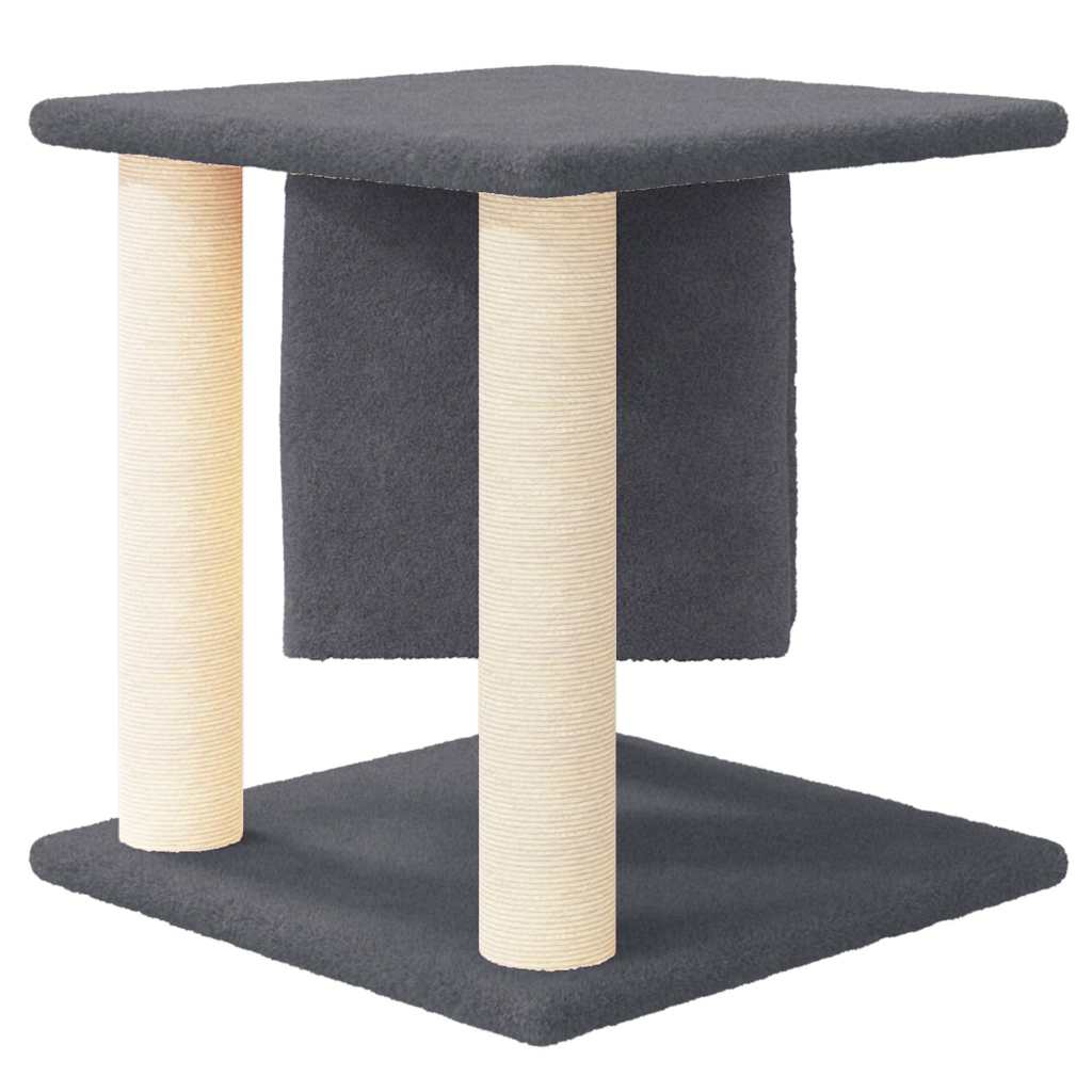 kradsetræ med sisalstolper 37 cm mørkegrå