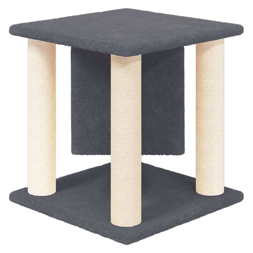 kradsetræ med sisalstolper 37 cm mørkegrå