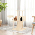 kradsetræ med sisalkradsestolper 82 cm cremefarvet