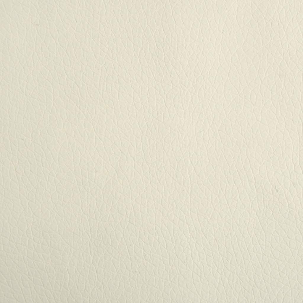 hundeseng 70x45x30 cm kunstlæder cremefarvet