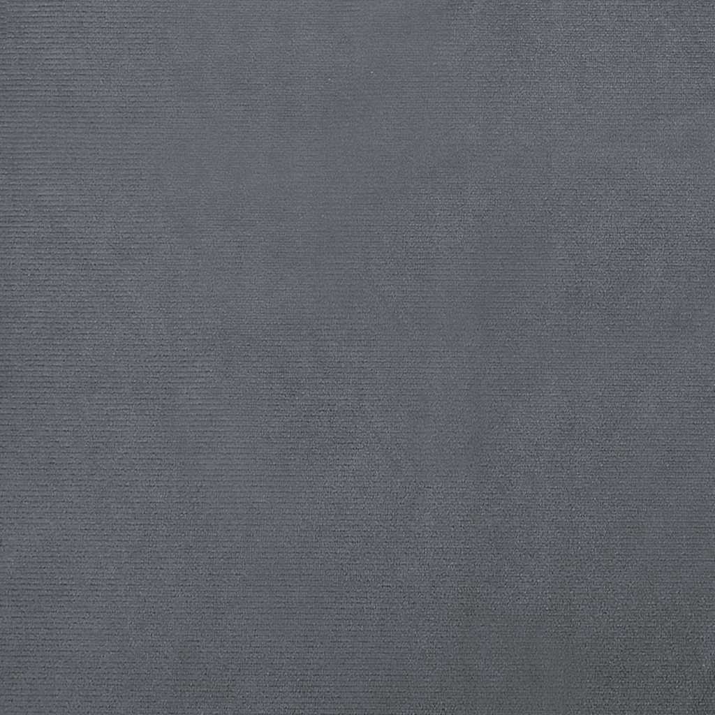 hundeseng 80x45x30 cm velour mørkegrå