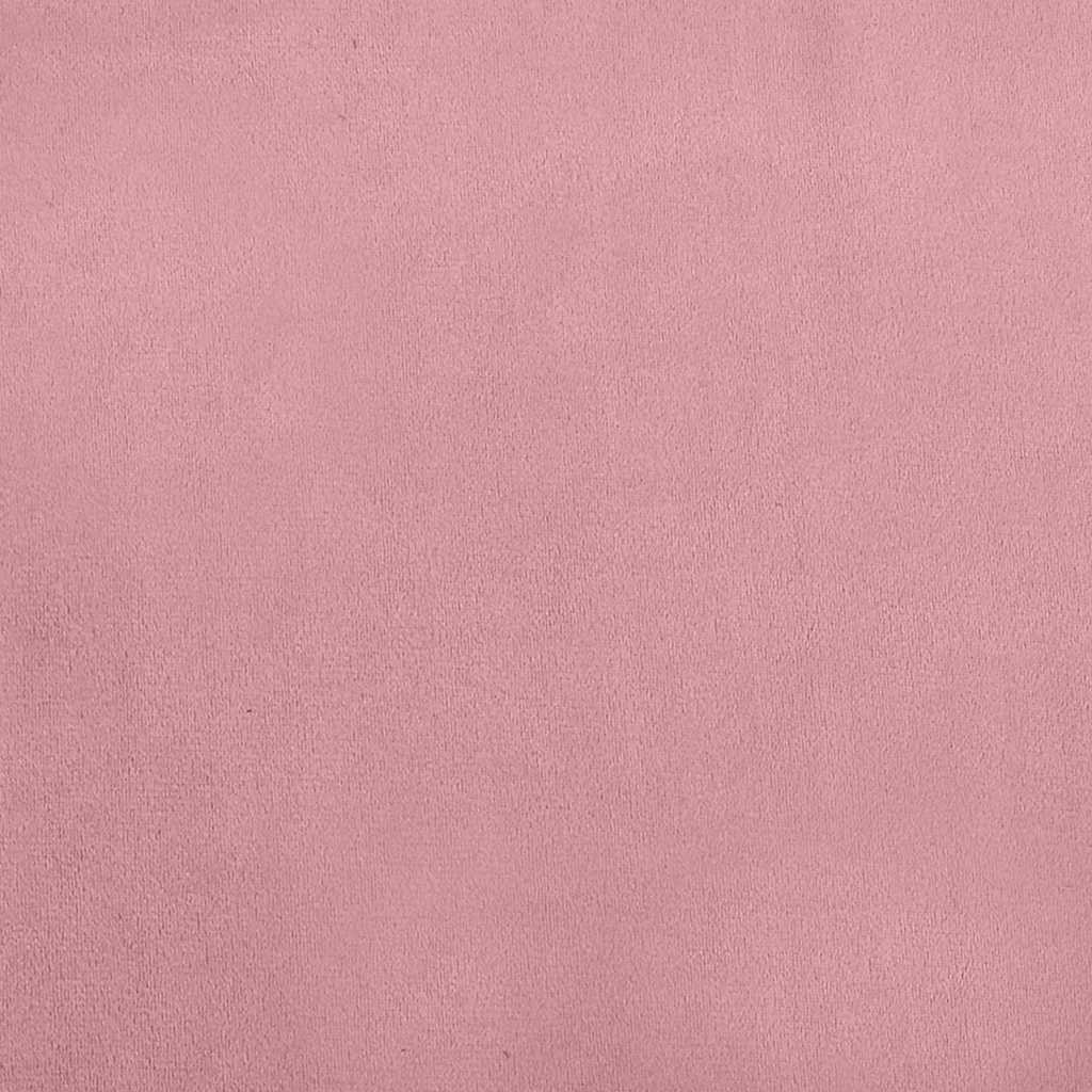 hundeseng 50x40x26,5 cm velour lyserød