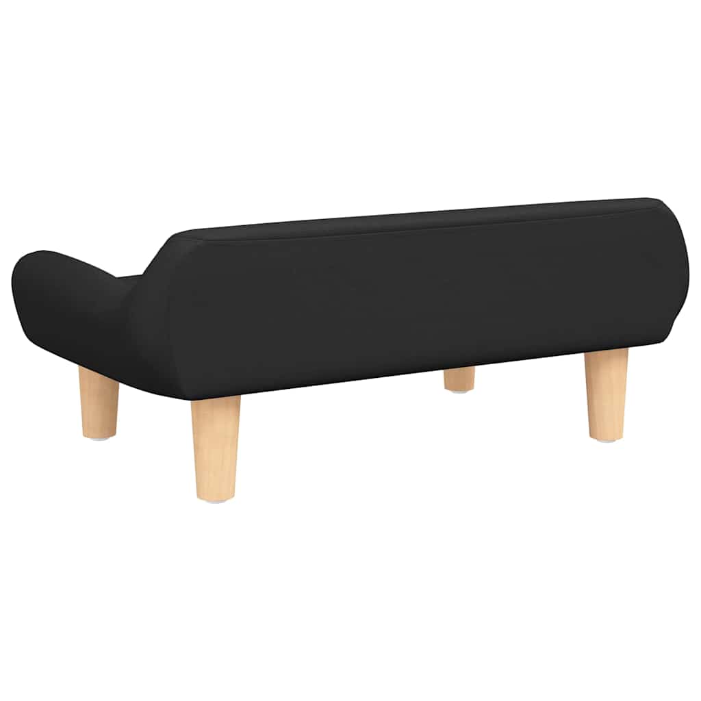 hundeseng 70x40x24 cm stof sort