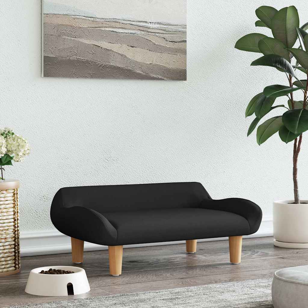 hundeseng 70x40x24 cm stof sort
