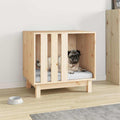 hundehus 60x45x57 cm massivt fyrretræ