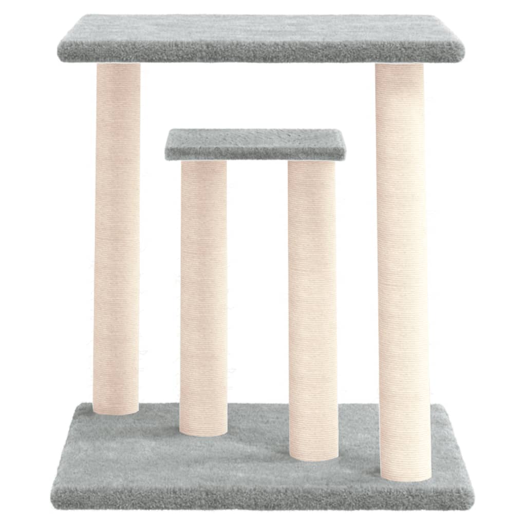 kradsetræ med platforme 50 cm lysegrå