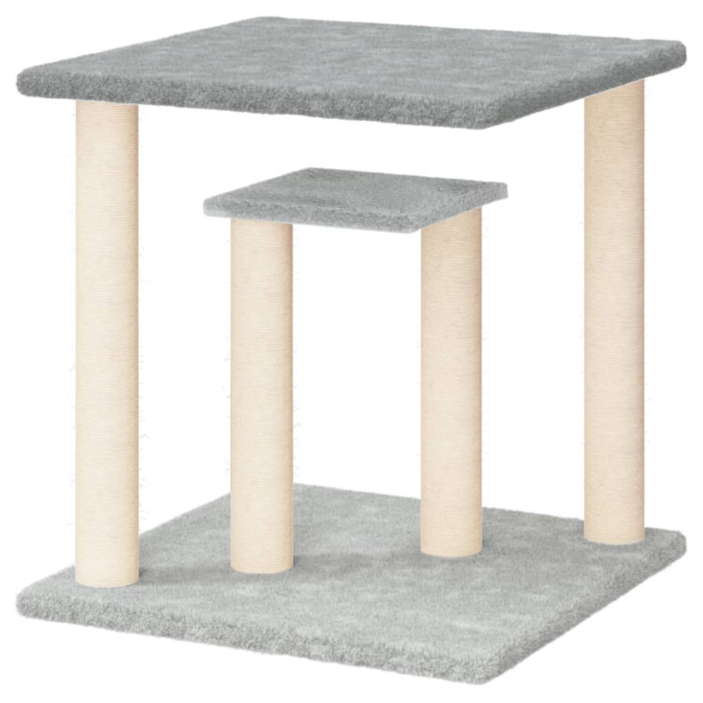 kradsetræ med platforme 50 cm lysegrå