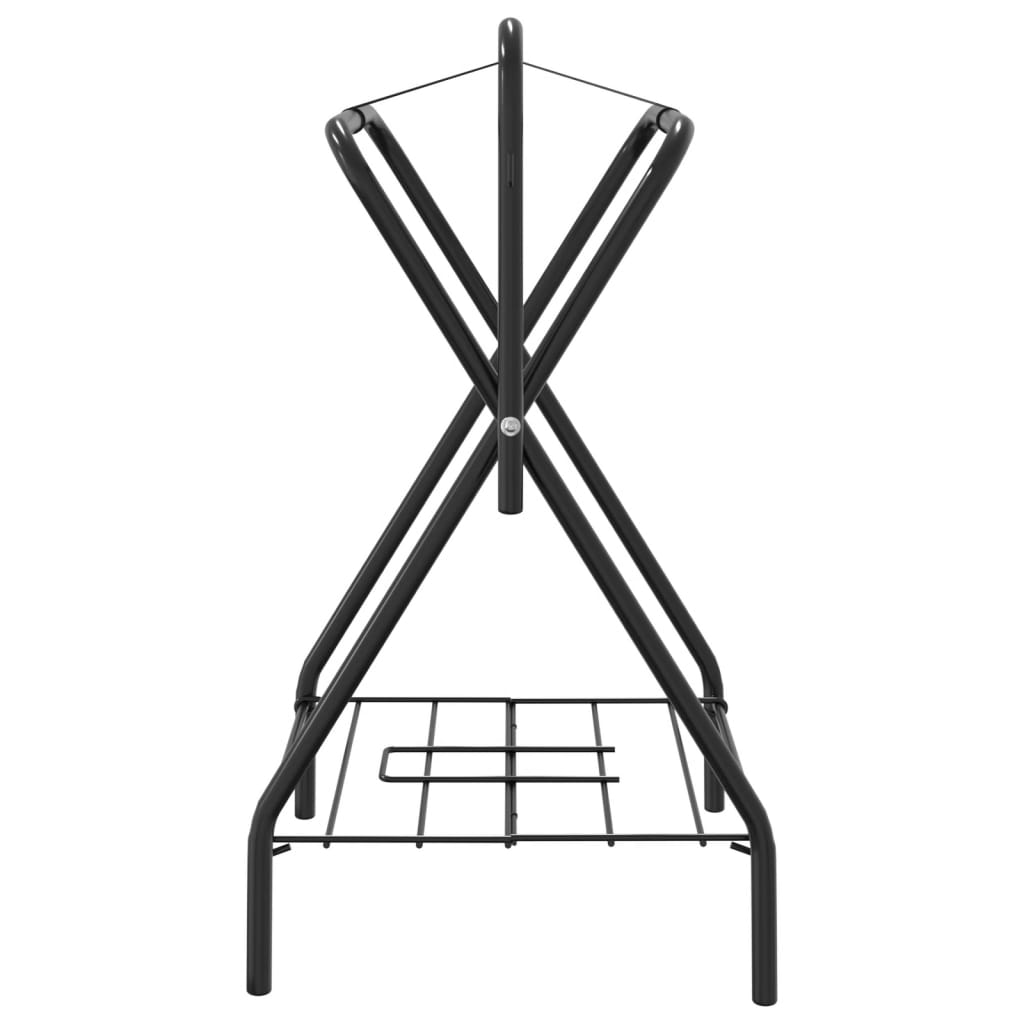 sadelholder foldbar jern sort