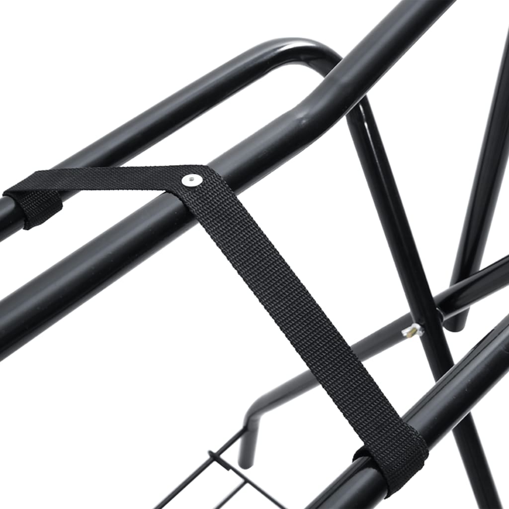 sadelholder foldbar jern sort