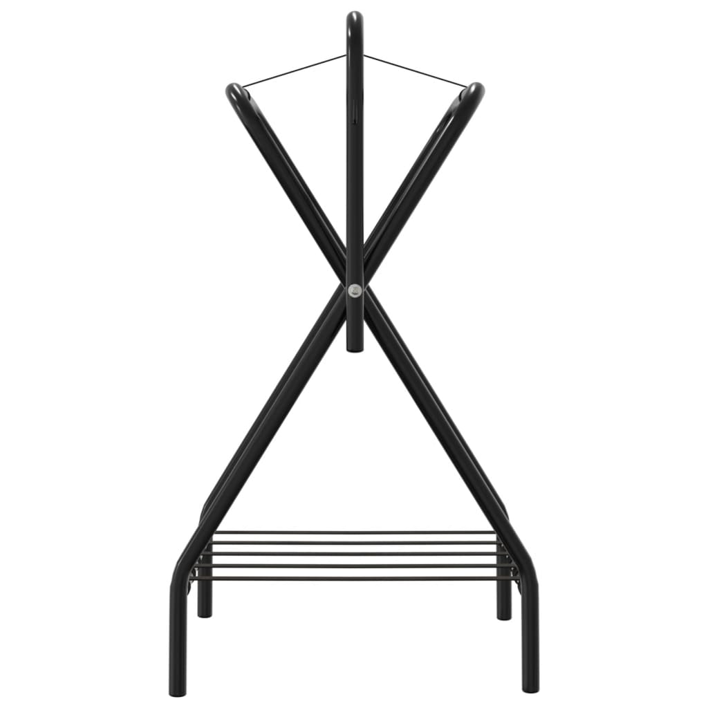 sadelholder foldbar jern sort