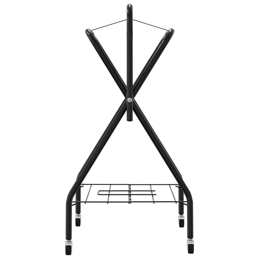 sadelholder foldbar jern sort