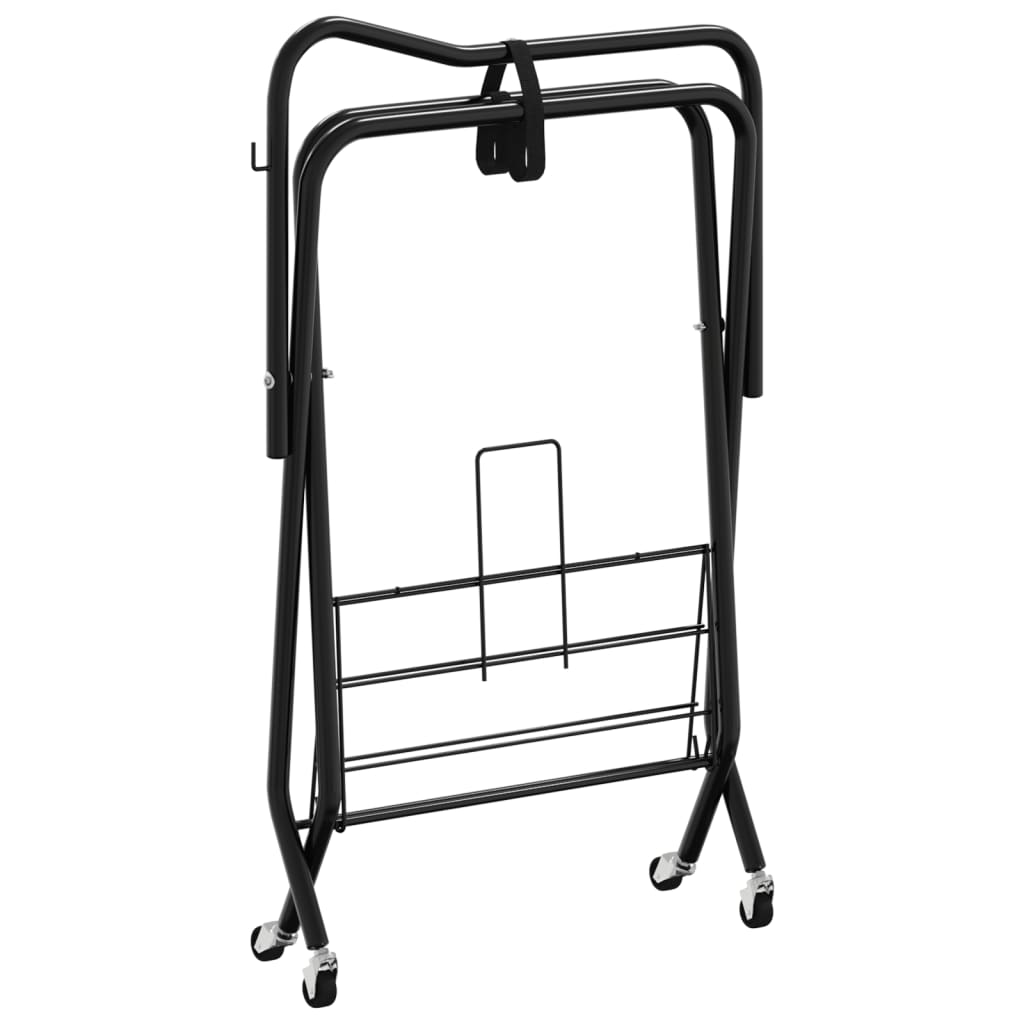 sadelholder foldbar jern sort