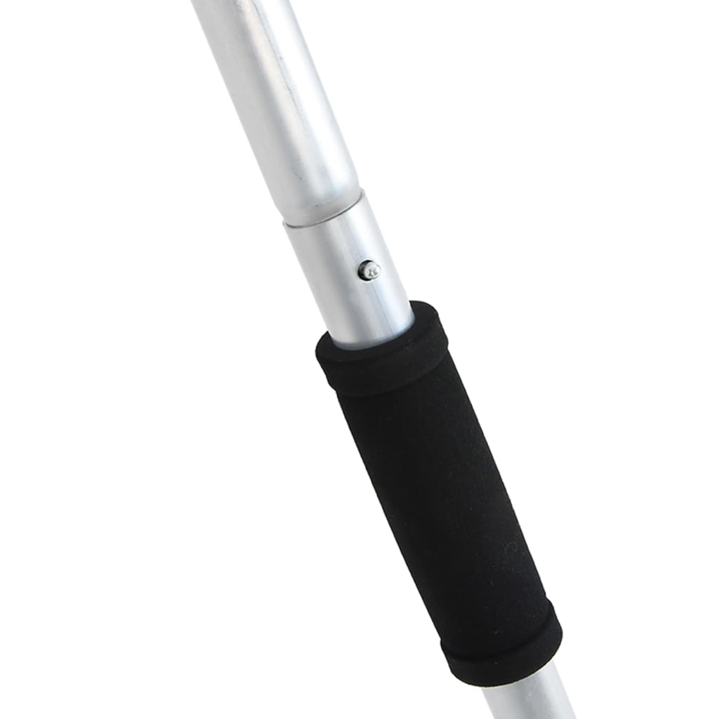 teleskopstang til fork Ø11x114 cm stål sølvfarvet
