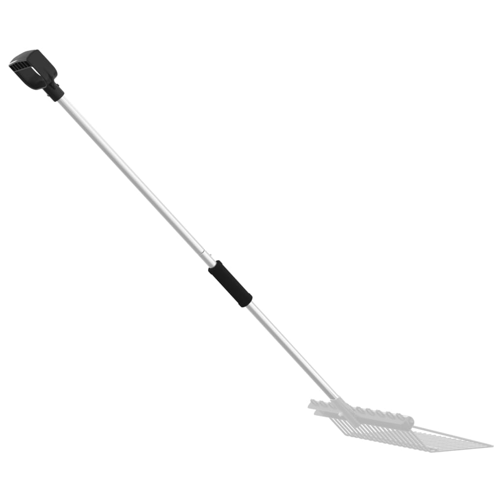 teleskopstang til fork Ø11x114 cm stål sølvfarvet