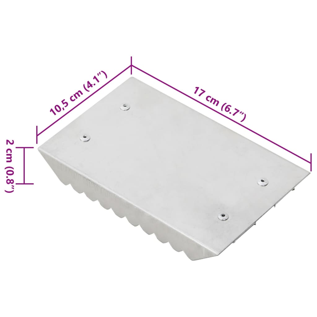 strigler 3 stk. aluminium sølvfarvet