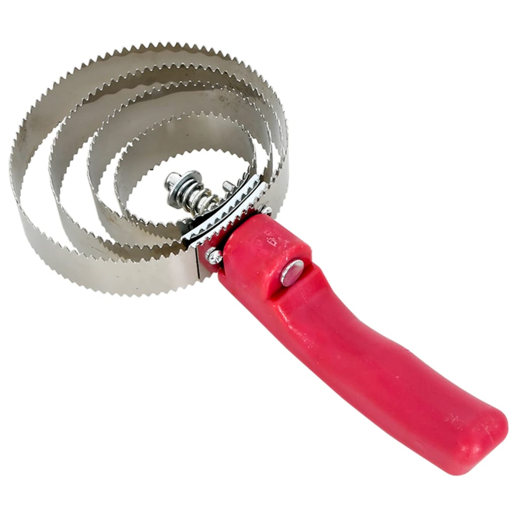strigle med 4 vendbare ringe rustfrit stål