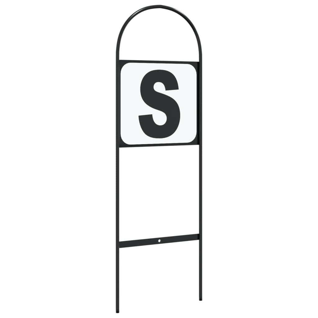 dressurbogstaver 4 stk. stål