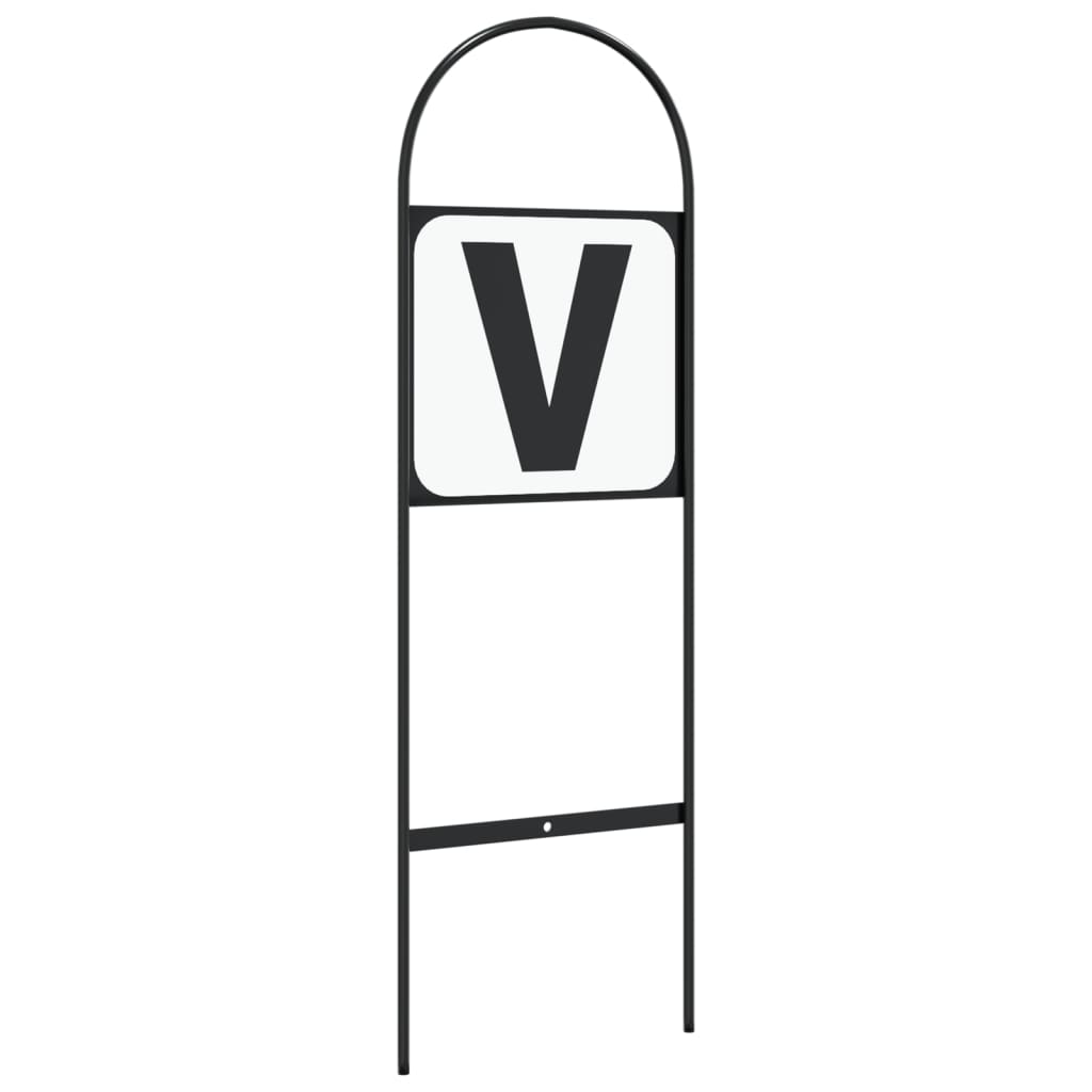 dressurbogstaver 4 stk. stål