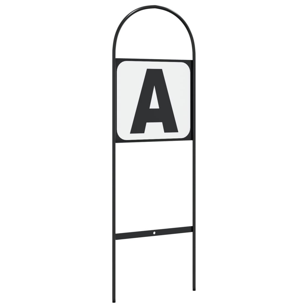 dressurbogstaver 8 stk. stål