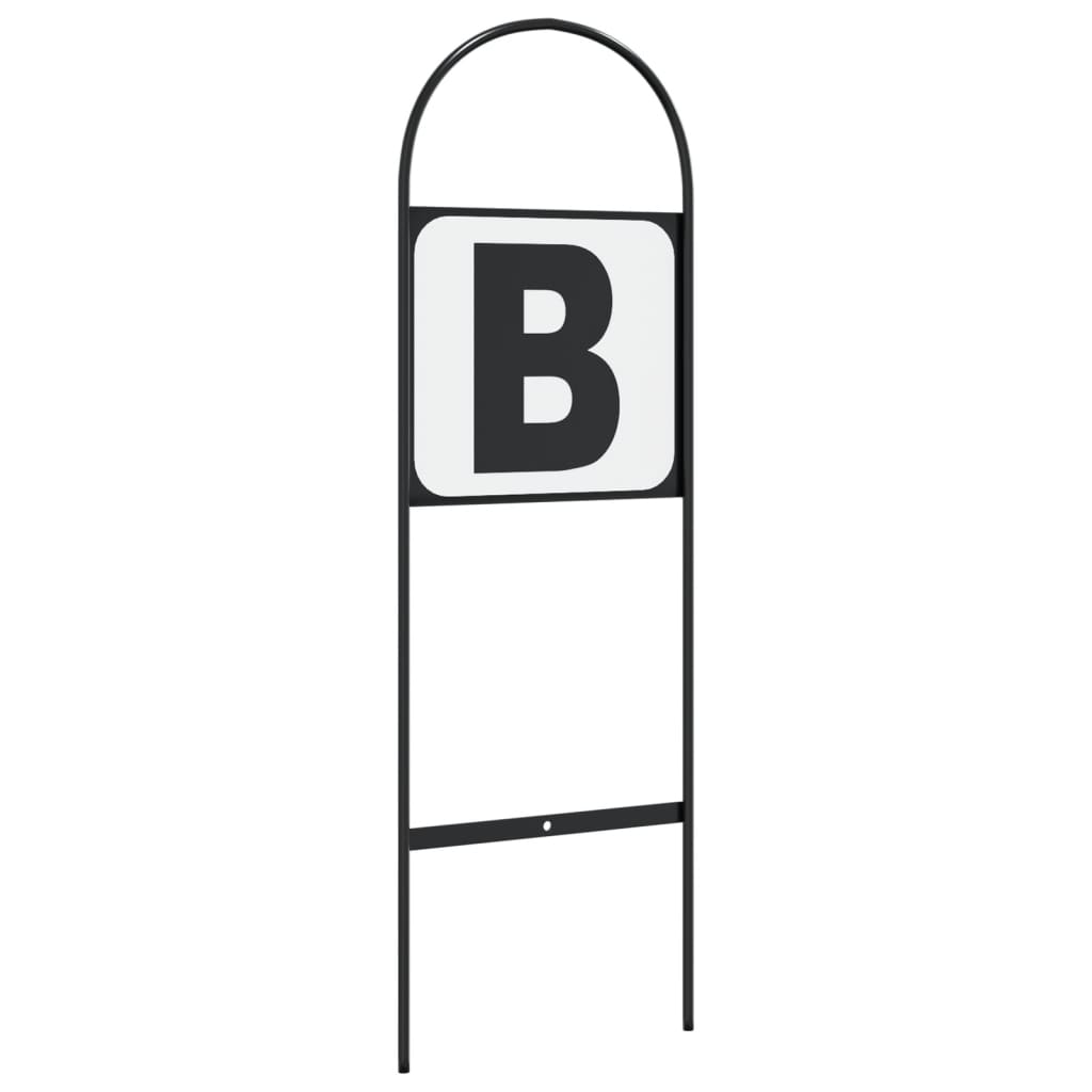 dressurbogstaver 8 stk. stål