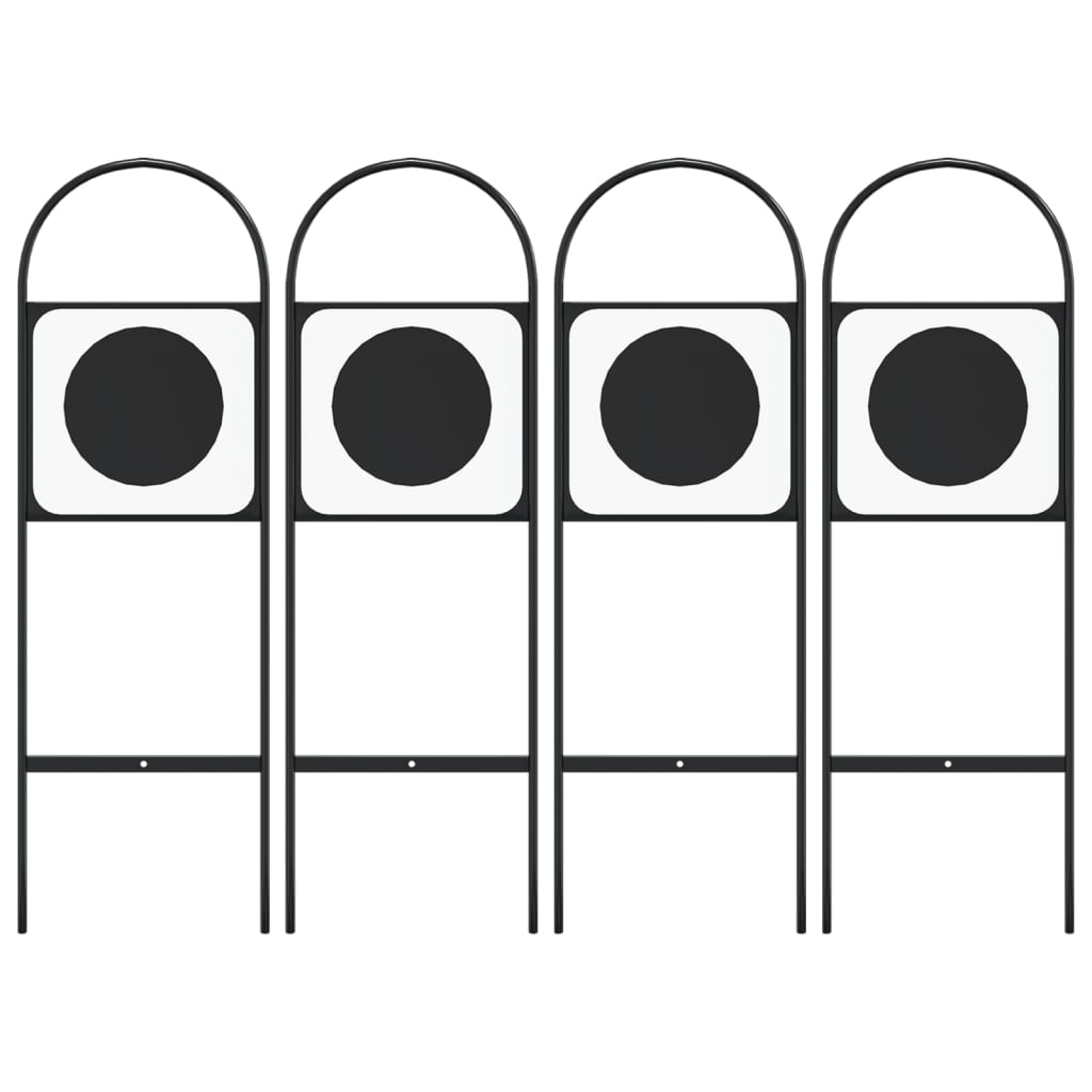 dressurbogstaver 4 stk. stål