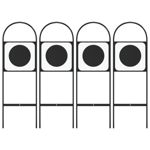 dressurbogstaver 4 stk. stål