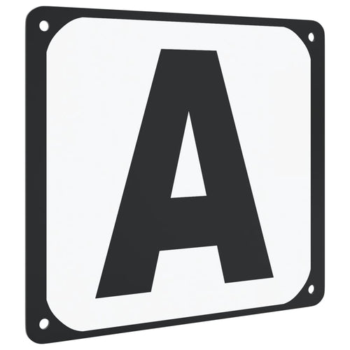 dressurbogstaver 12 stk. stål