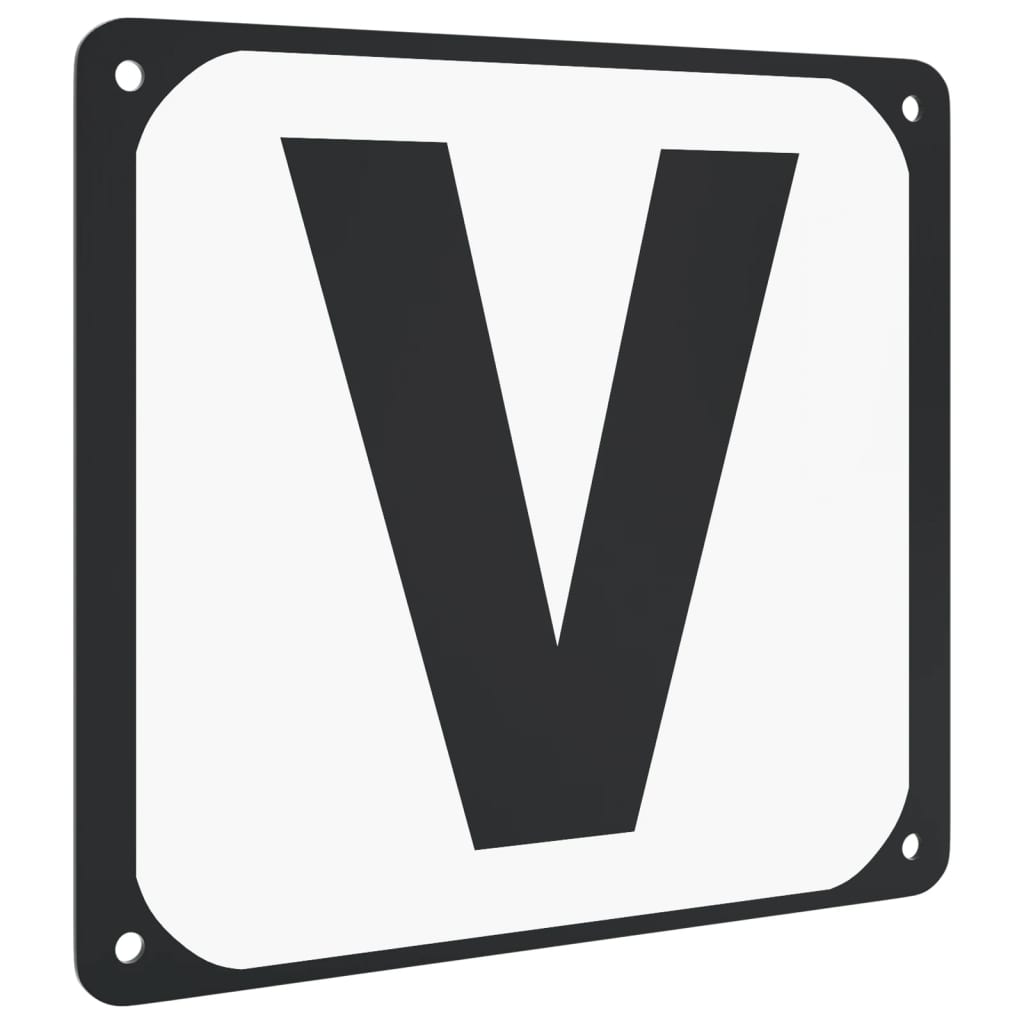 dressurbogstaver 12 stk. stål