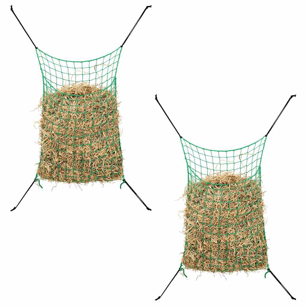 hønet 2 stk. 200x120 cm PP rektangulær grøn