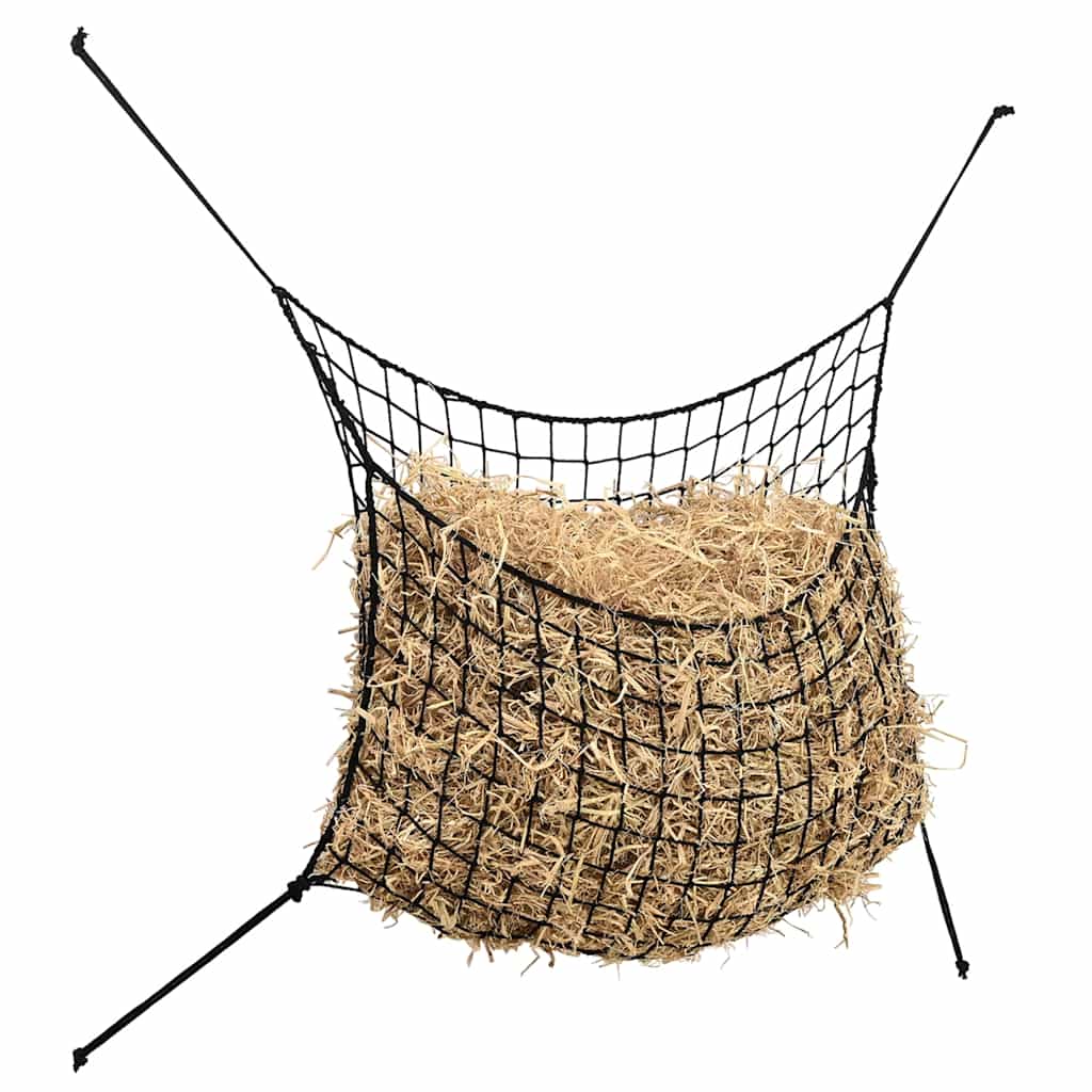 hønet 2 stk. 90x60 cm PP rektangulær sort