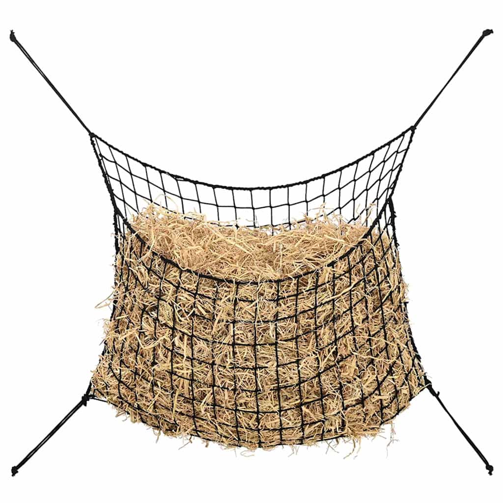 hønet 2 stk. 150x90 cm PP rektangulær sort