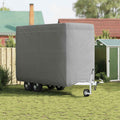 hestetrailerovertræk 376x168x240 cm ikke-vævet stof grå