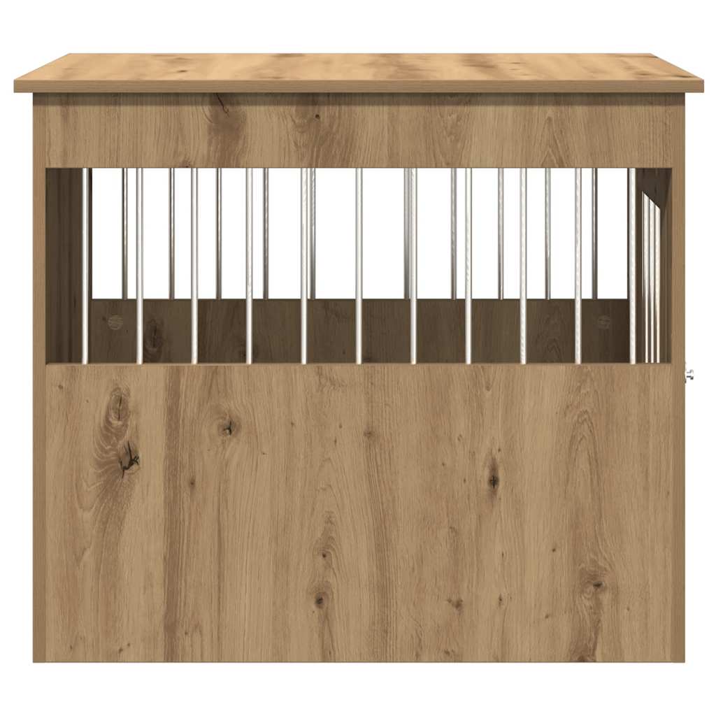 hundebur 55x80x68 cm konstrueret træ kunsteg