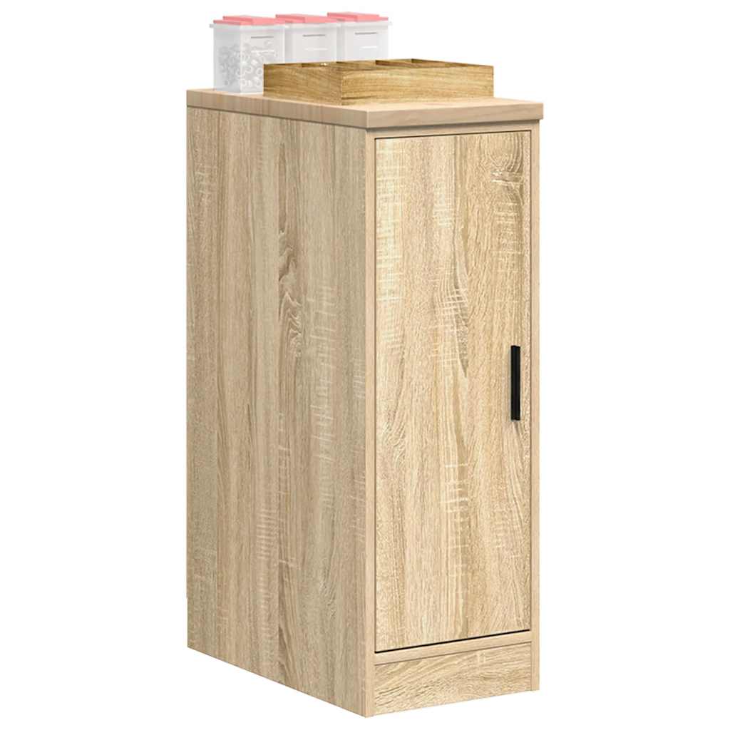 Garageopbevaringsskab Sonoma eg 30x51x85cm Massivt træ Fyrretræ