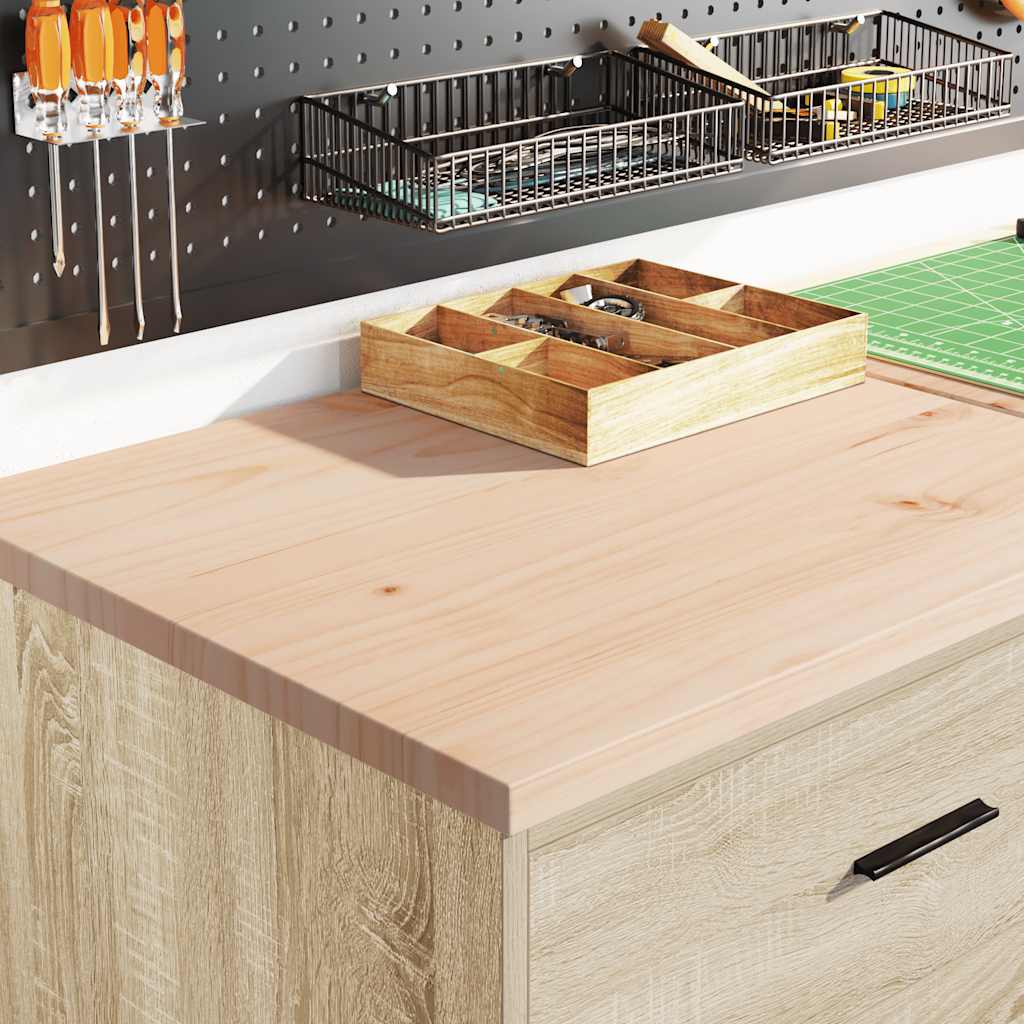Garageopbevaringsskab Sonoma eg 60x51x85cm Massivt træ Fyrretræ