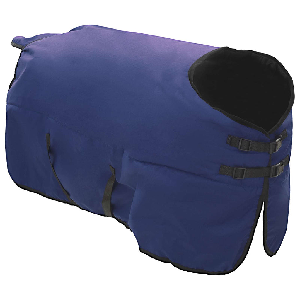 Hestetæppe Fuldt Marineblå 105 cm Polyester