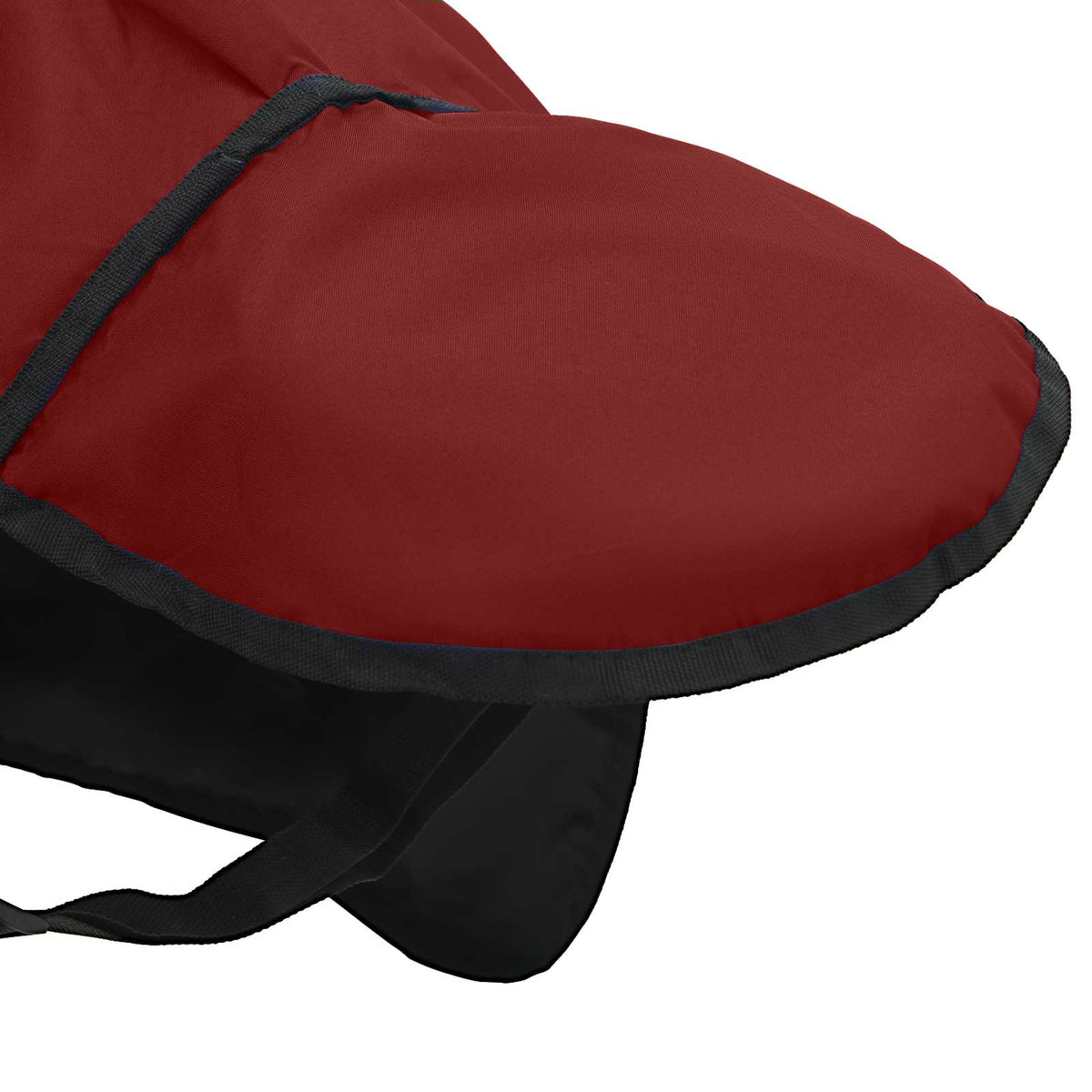 Hestetæppe Bordeaux og Sort 145 cm Polyester