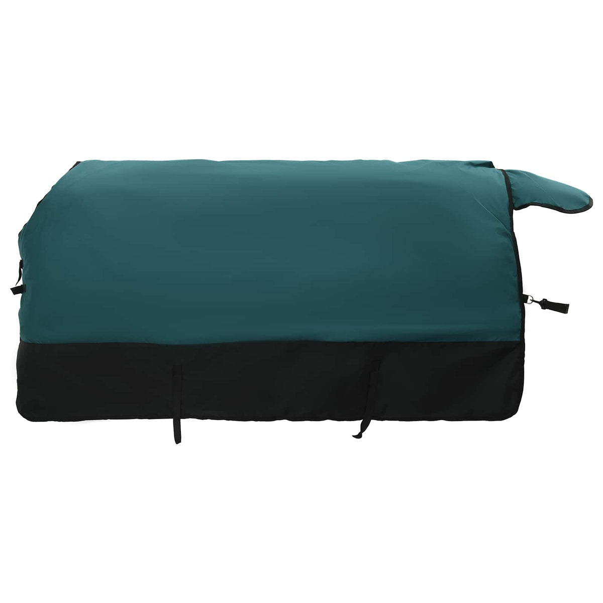 Hestetæppe Mørk Grøn og Sort 115 cm Polyester