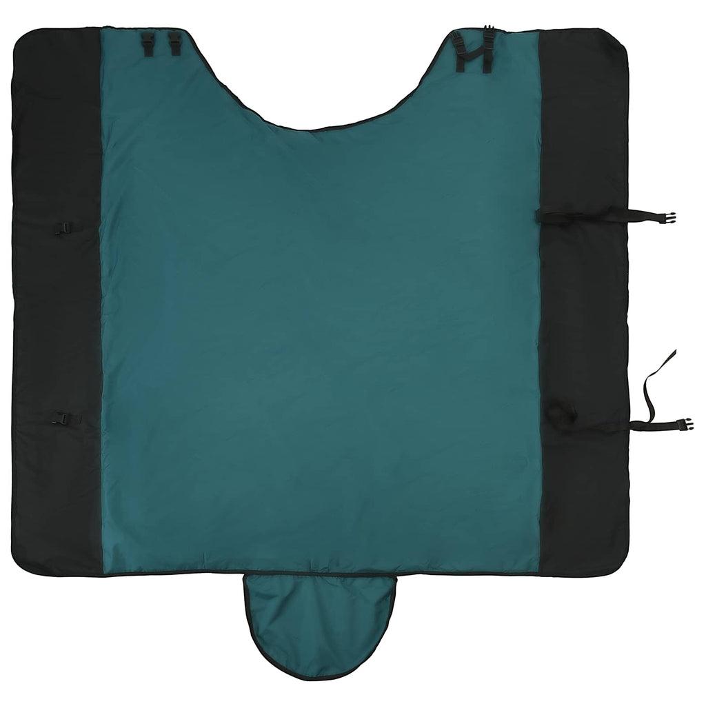 Hestetæppe Mørk Grøn og Sort 125 cm Polyester