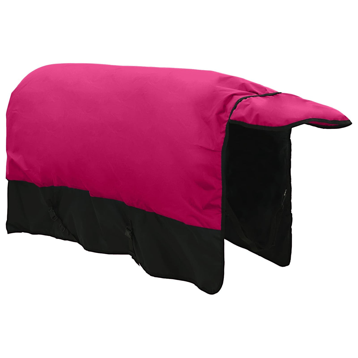 Hestetæppe Pink og Sort 105 cm Polyester