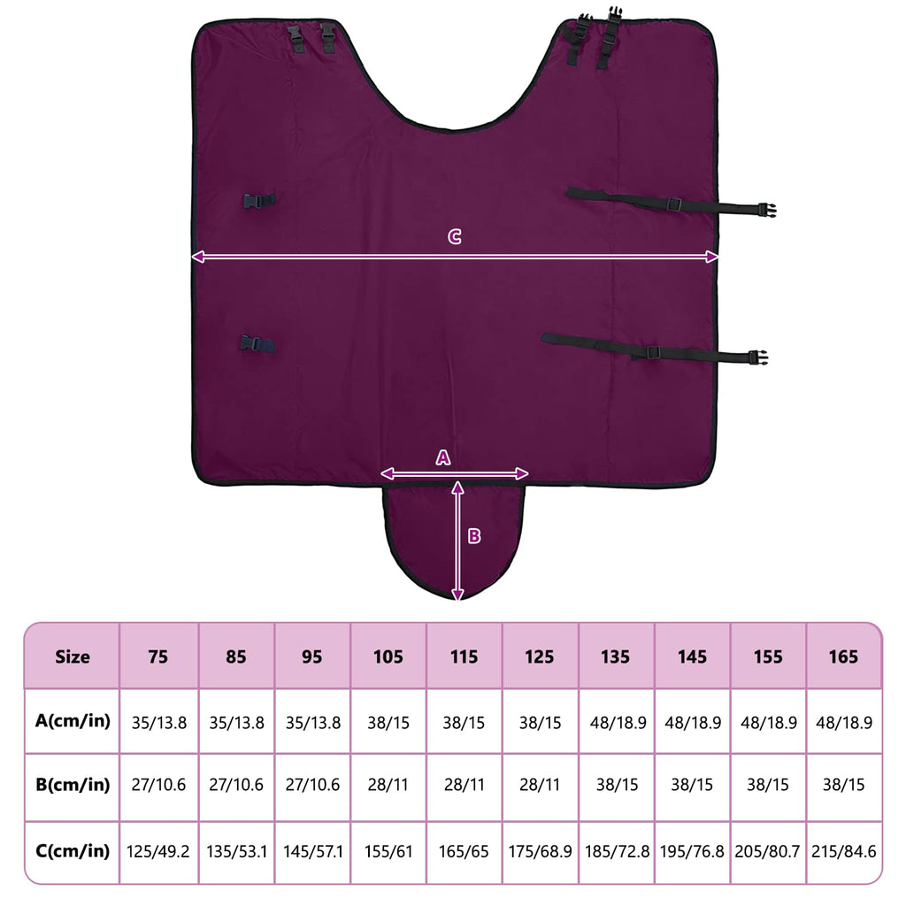Hestetæppe Fuldt Lilla 75 cm Polyester